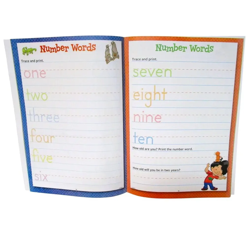 Fisher Price PRINTING PRACTICE WORKBOOK Bendon Publishing 2016 Homeschool